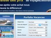 Sélection Site voyage forfaits Agences Québec Forfaits dernière minute