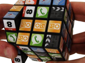 Cube Rubik’s avec logos Iphone Android place couleurs
