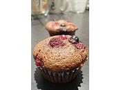 Muffins nutella fruits rouges
