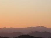 hiver coucher soleil Cévennes