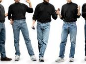 Évolution garde robe Steve Jobs