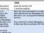L’application Messages beta Lion, sera exclusive Mountain Lion plus tard