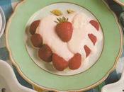 Coeurs crème framboises fraises bois