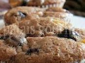 Muffins double chocolat bleuets