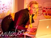 Hannelore Knuts djing during Showroom Belgium, platform...