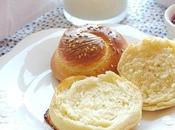 Petits pains briochés sous forme d'escargots