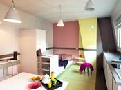 Rythmes pastels aménagements sur-mesure pour petit studio parisien