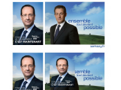 Communication Politique nouvelle affiche pour François Hollande
