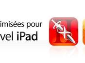 Apps optimisées pour Nouvel iPad...