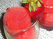 Sorbet fraises