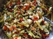 Salade pâtes légumes soleil surimis