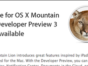 Mountain Lion DP3, 10.7.4 Xcode jour
