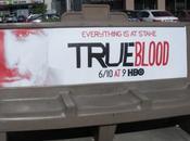 Promotion dans Rues avec True Blood.