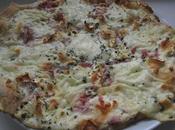 Plat: Pizzas Individuelles Chèvre "Lardons" Merguez Chorizo Poivrons