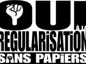 Mercredi juin, journée mobilisation solidarité avec Sans Papiers.