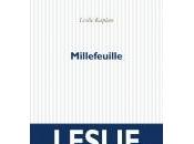 [note lecture] "Millefeuille" Leslie Kaplan, Anne Malaprade