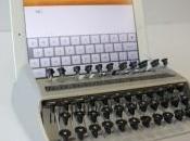 Accessoire insolite machine écrire pour iPad