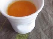 Soupe froide carotte orange