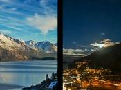 jours nuits Queenstown, Nouvelle-Zélande
