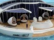Concept l'hôtel écologique luxe flottant