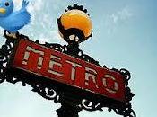 métro parisien fait arrivée Twitter