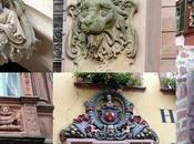 Heidelberg antique université, château légendes, lions partout