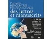 Rencontres internationales lettres manuscrits