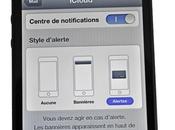 iPhone iPad ios6 comment personnaliser notifications différents comptes mail