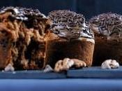 Muffins banane, noix pécan pépites chocolat