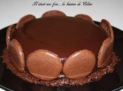 Gateau chocolat Cyril Lignac avec glacage....
