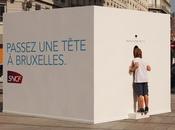 Street marketing Passez tête Bruxelles