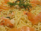 Spaghettis saumon fume