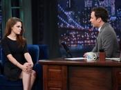 Kristen Stewart Late Night with Jimmy Fallon.