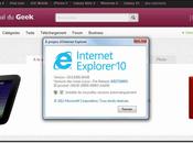 Internet Explorer preview pour Windows