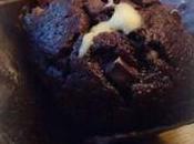 Muffins chocolat noir coeur fondant blanc