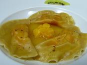 Ravioles mangue gelee d'ananas vanille