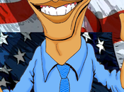 Caricature Barack Obama