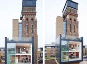 Architecture design: château d’eau réhabilité maison cube moderne Londres