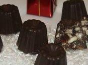 mini cannelés Noel chocolat, cerises, amandes noisettes caramelisés spéculos
