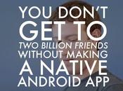 Facebook enfin natif Android