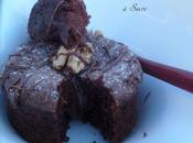 Fondant chocolat pâte noix