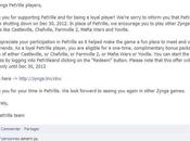 Zynga ferme onze jeux