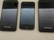 Blackberry photo coté l'iPhone 4S...