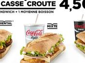 McDonald’s lance menu casse-croûte 4€50