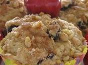 Muffins pommes, l'orange canneberges