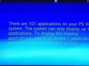 Vita limitéé applications
