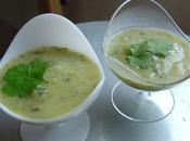 Veloute courgettes fromage fondu