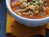 Bouillon poulet épicé crozets