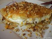 Crêpes fourrées chantilly, miel clémentine