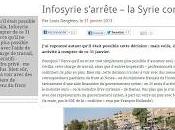 site propagande infosyrie.fr tire révérence.